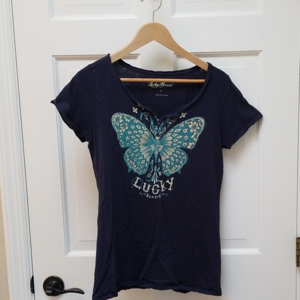 Lucky brand t-shirt size L